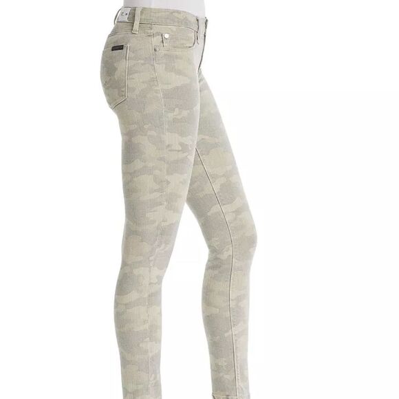 $205‎ NWOT Women's Hudson Nico Mid-Rise Super Skinny Jeans in Army Camo Size 30 - Picture 4 of 9